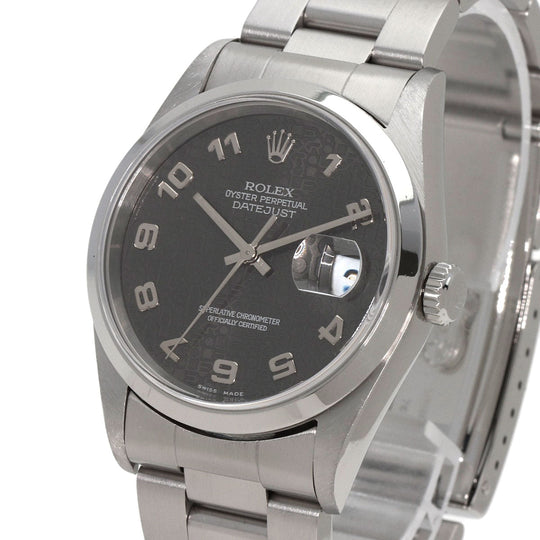 ROLEX Watches Mechanical Automatic 16200 Stainless Steel , Stainless Steel Silver datejust gray computer gray computer dial mens Used Authentic
