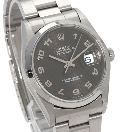 ROLEX Watches Mechanical Automatic 16200 Stainless Steel , Stainless Steel Silver datejust gray computer gray computer dial mens Used Authentic