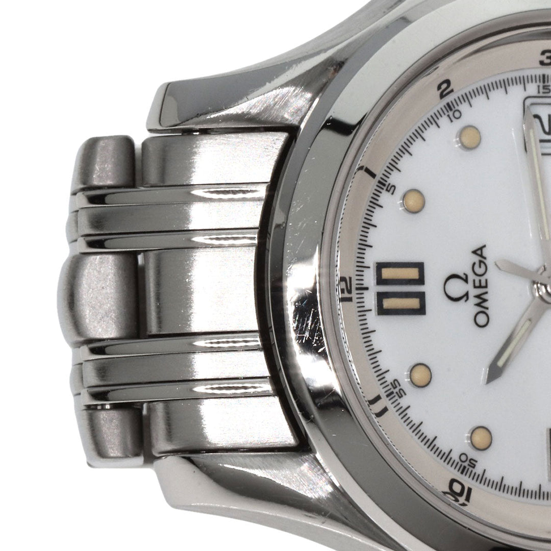 OMEGA Watches Quartz 2581.20 Stainless Steel , Stainless Steel Silver Seamaster white dial Women Used Authentic