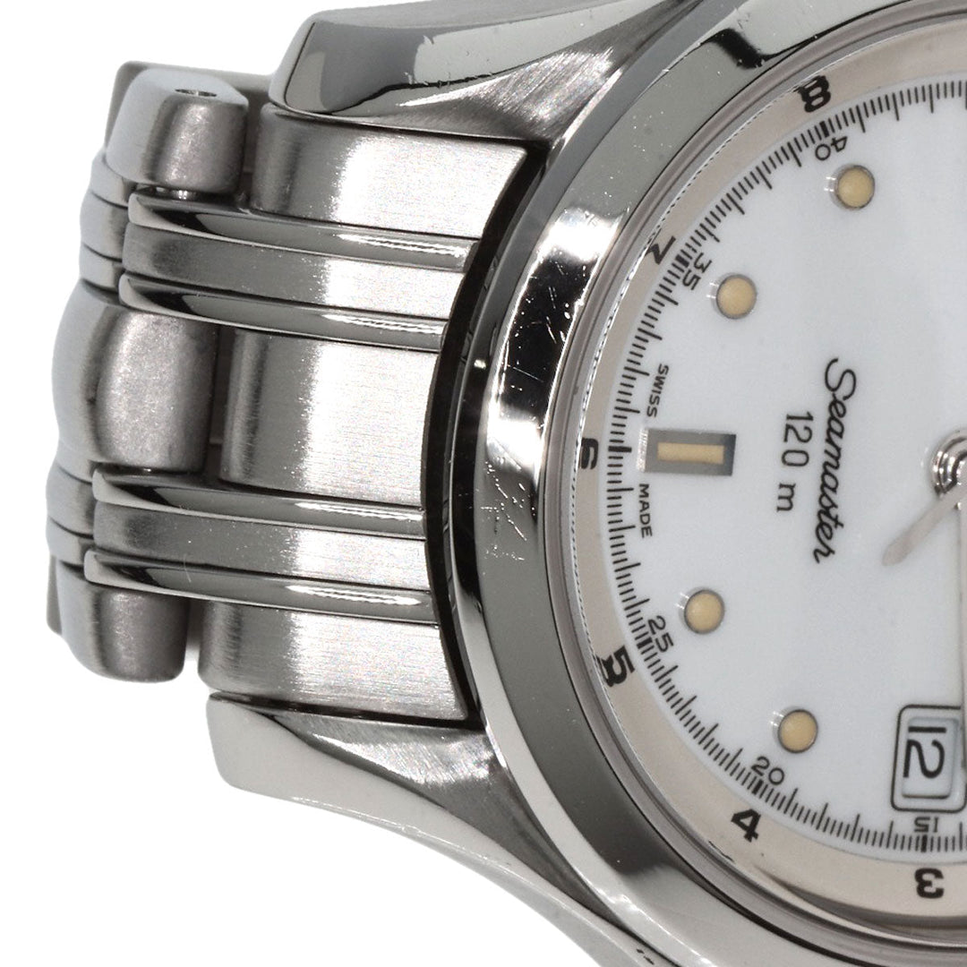 OMEGA Watches Quartz 2581.20 Stainless Steel , Stainless Steel Silver Seamaster white dial Women Used Authentic
