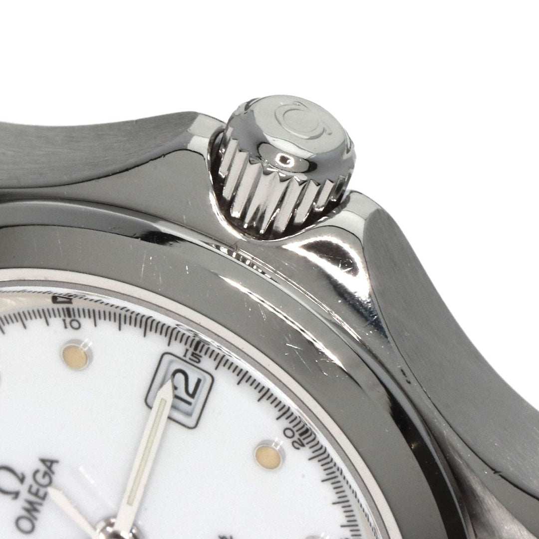 OMEGA Watches Quartz 2581.20 Stainless Steel , Stainless Steel Silver Seamaster white dial Women Used Authentic