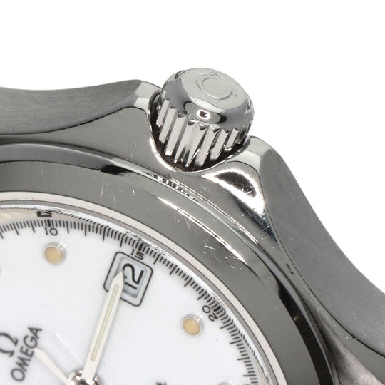 OMEGA Watches Quartz 2581.20 Stainless Steel , Stainless Steel Silver Seamaster white dial Women Used Authentic