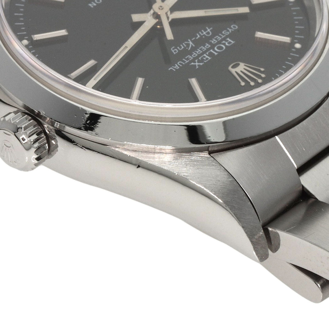 ROLEX Watches Mechanical Automatic 14000 Stainless Steel Silver Air king black dial