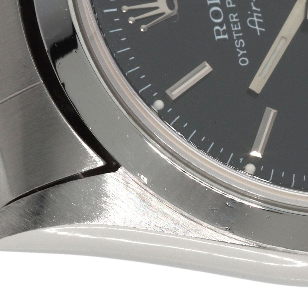 ROLEX Watches Mechanical Automatic 14000 Stainless Steel Silver Air king black dial