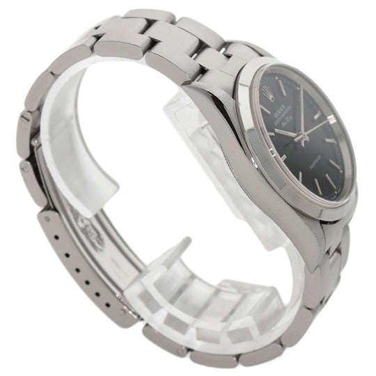 ROLEX Watches Mechanical Automatic 14000 Stainless Steel Silver Air king black dial