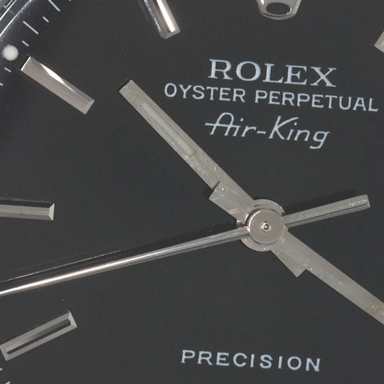 ROLEX Watches Mechanical Automatic 14000 Stainless Steel Silver Air king black dial