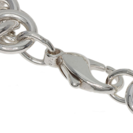 TIFFANY&Co. bracelet SV Silver Heart tag breath Women Used Authentic