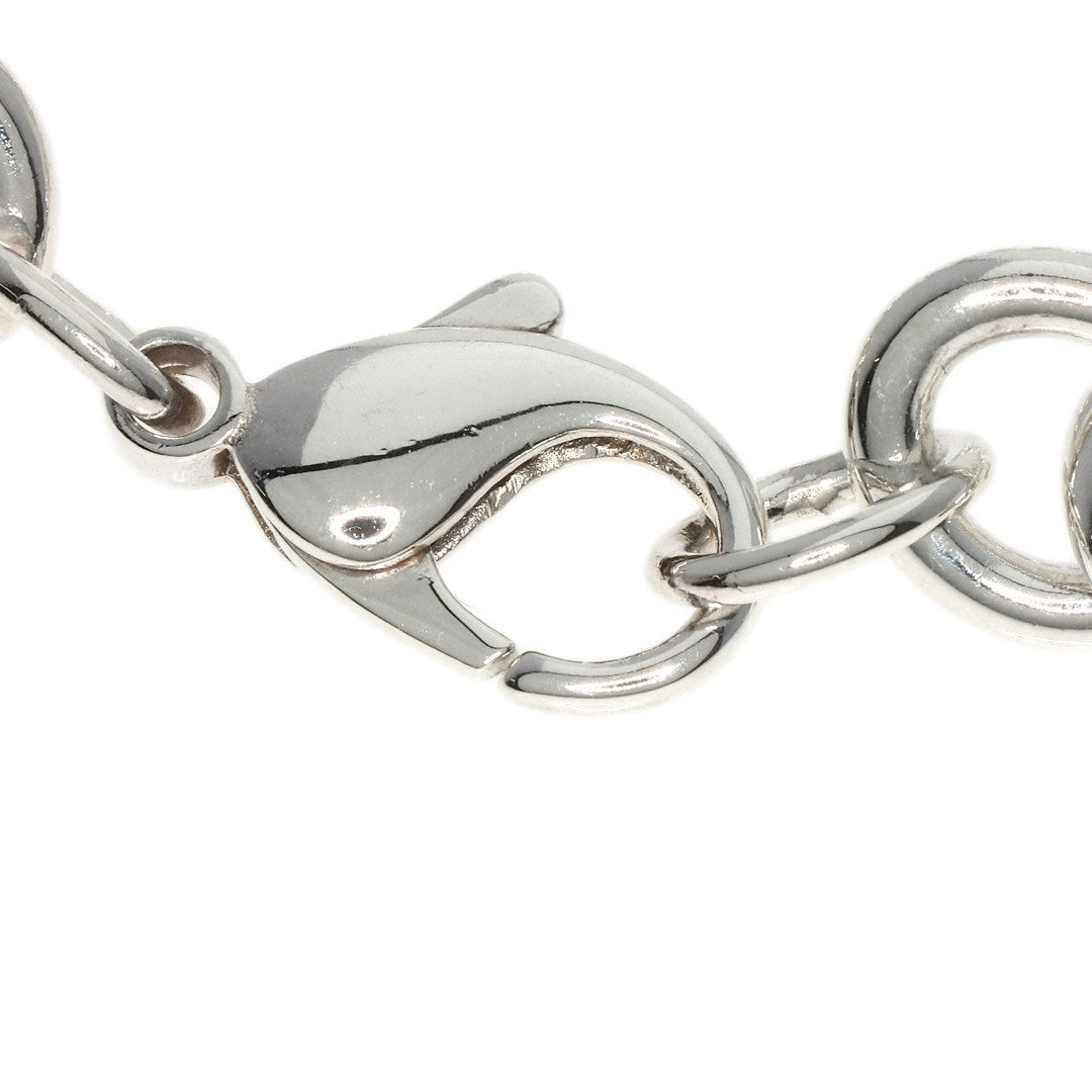 TIFFANY&Co. bracelet SV Silver Heart tag breath Women Used Authentic