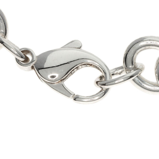 TIFFANY&Co. bracelet SV Silver Heart tag breath Women Used Authentic