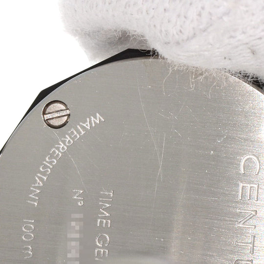 CENTURY Watches Quartz Stainless Steel , Stainless Steel Silver Plat im time White shell dial Women Used Authentic