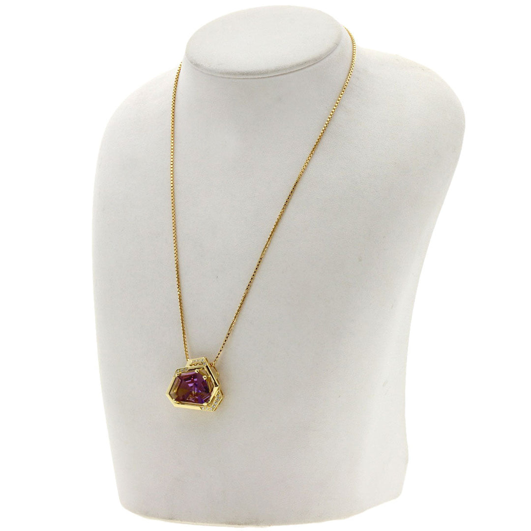 TASAKI Necklace 18K Yellow Gold gold Bicolor Quartz Ametrine