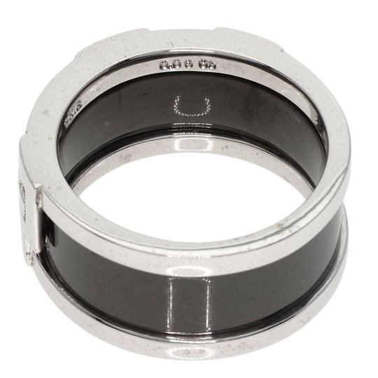 MIKIMOTO Ring K18WG Silver Diamond set ring