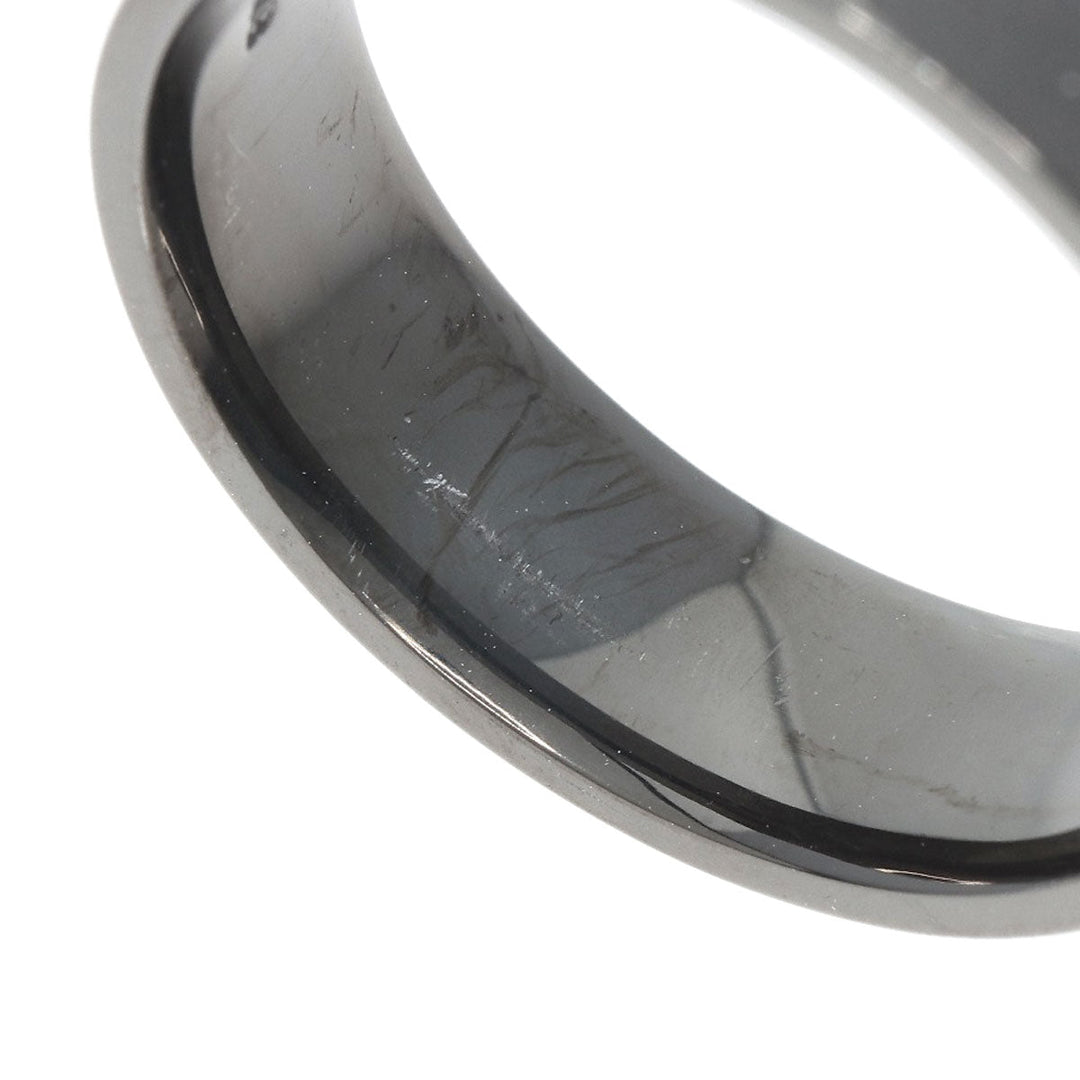 MIKIMOTO Ring K18WG Silver Diamond set ring