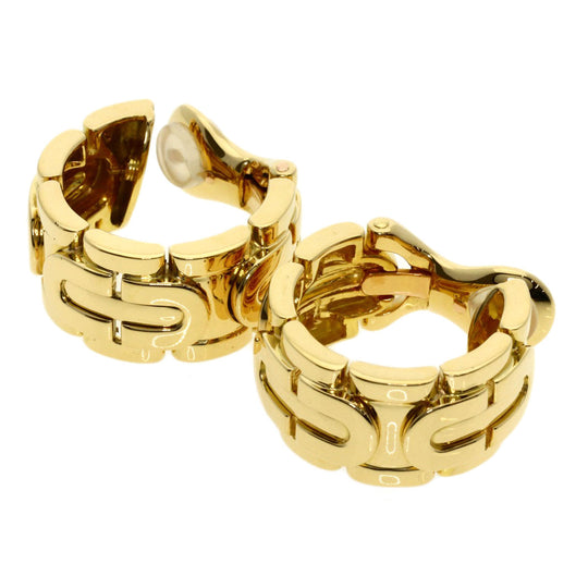 CARTIER Earring 18K Yellow Gold gold PANTHERE Art Deco Women Used Authentic