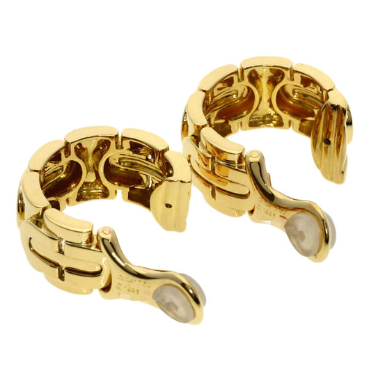 CARTIER Earring 18K Yellow Gold gold PANTHERE Art Deco Women Used Authentic