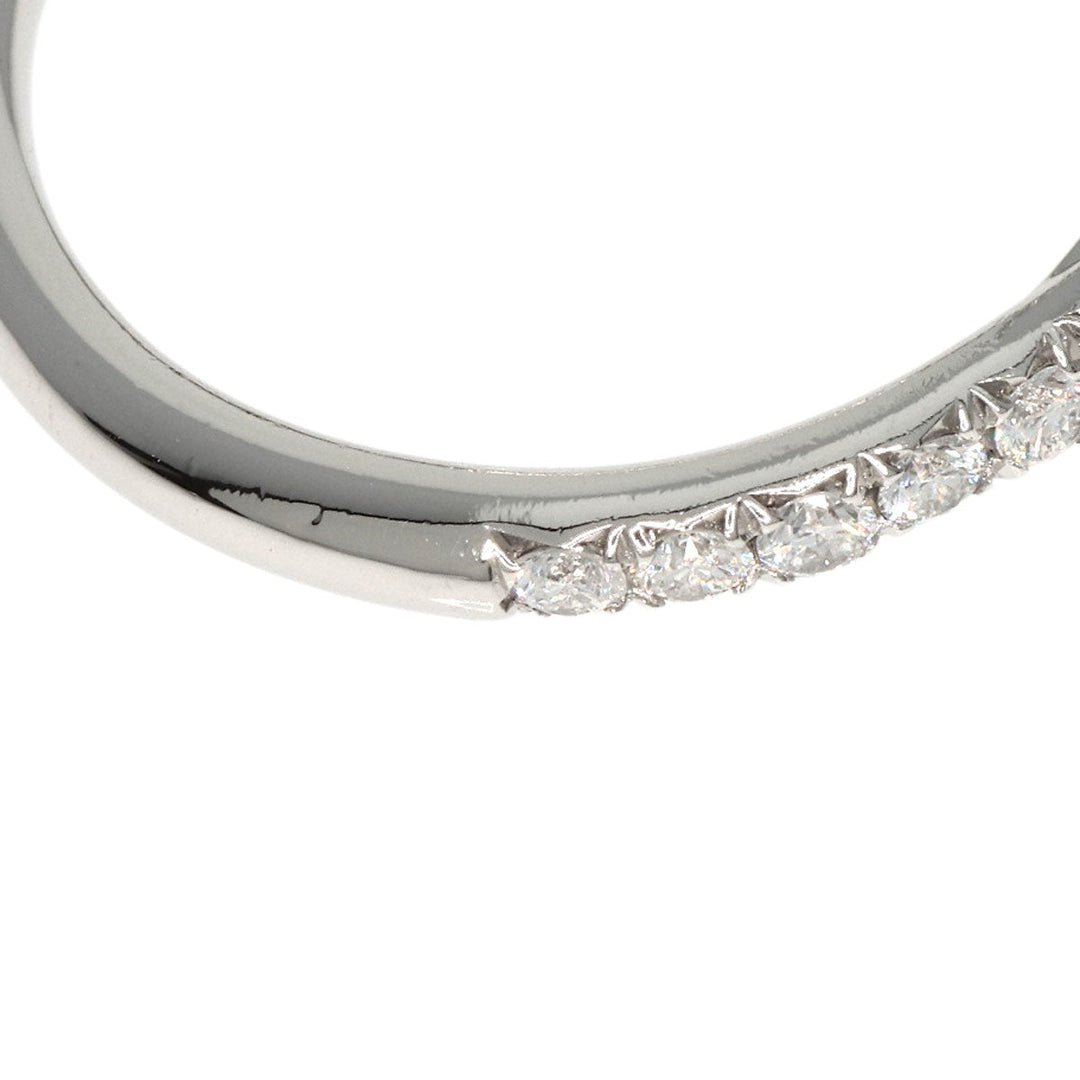 TIFFANY&Co. Ring PT950 Silver Solest cushion cut diamond