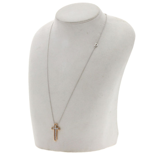 Damiani Necklace K18WG gold Spada YOSHIDA special model 2023 Women Used Authentic