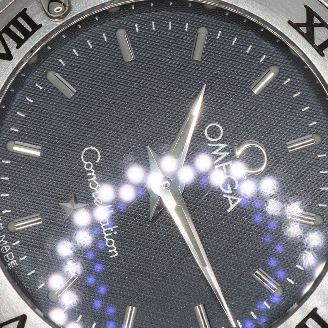 OMEGA Watches Quartz 1562.40 Stainless Steel , Stainless Steel Silver Constellation Mini gray dial Women Used Authentic