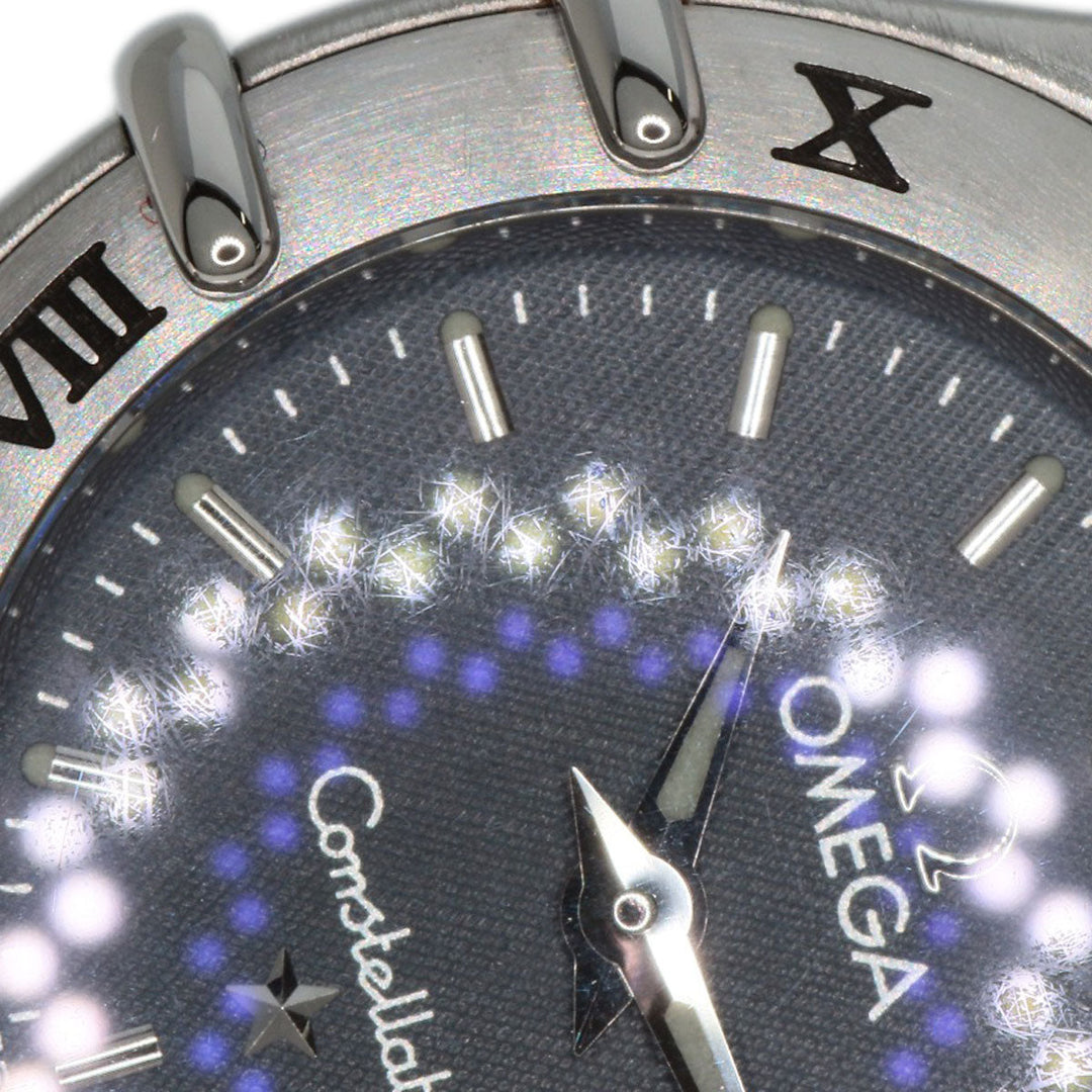 OMEGA Watches Quartz 1562.40 Stainless Steel , Stainless Steel Silver Constellation Mini gray dial Women Used Authentic