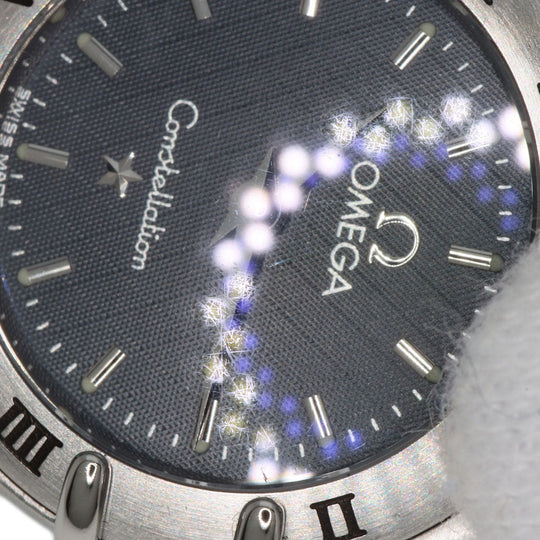 OMEGA Watches Quartz 1562.40 Stainless Steel , Stainless Steel Silver Constellation Mini gray dial Women Used Authentic