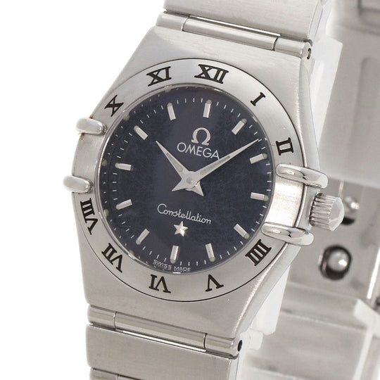 OMEGA Watches Quartz 1562.40 Stainless Steel , Stainless Steel Silver Constellation Mini gray dial Women Used Authentic