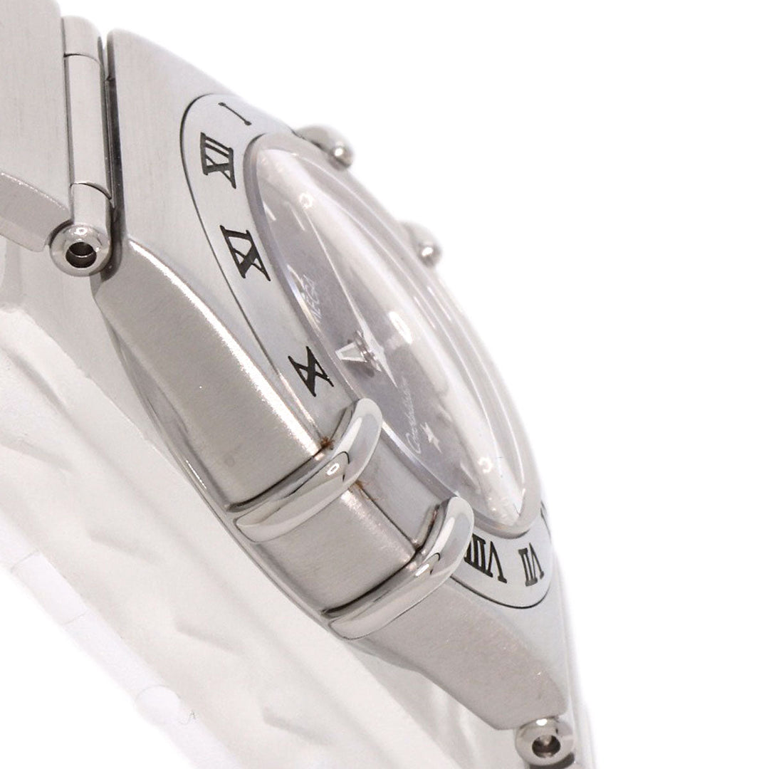 OMEGA Watches Quartz 1562.40 Stainless Steel , Stainless Steel Silver Constellation Mini gray dial Women Used Authentic