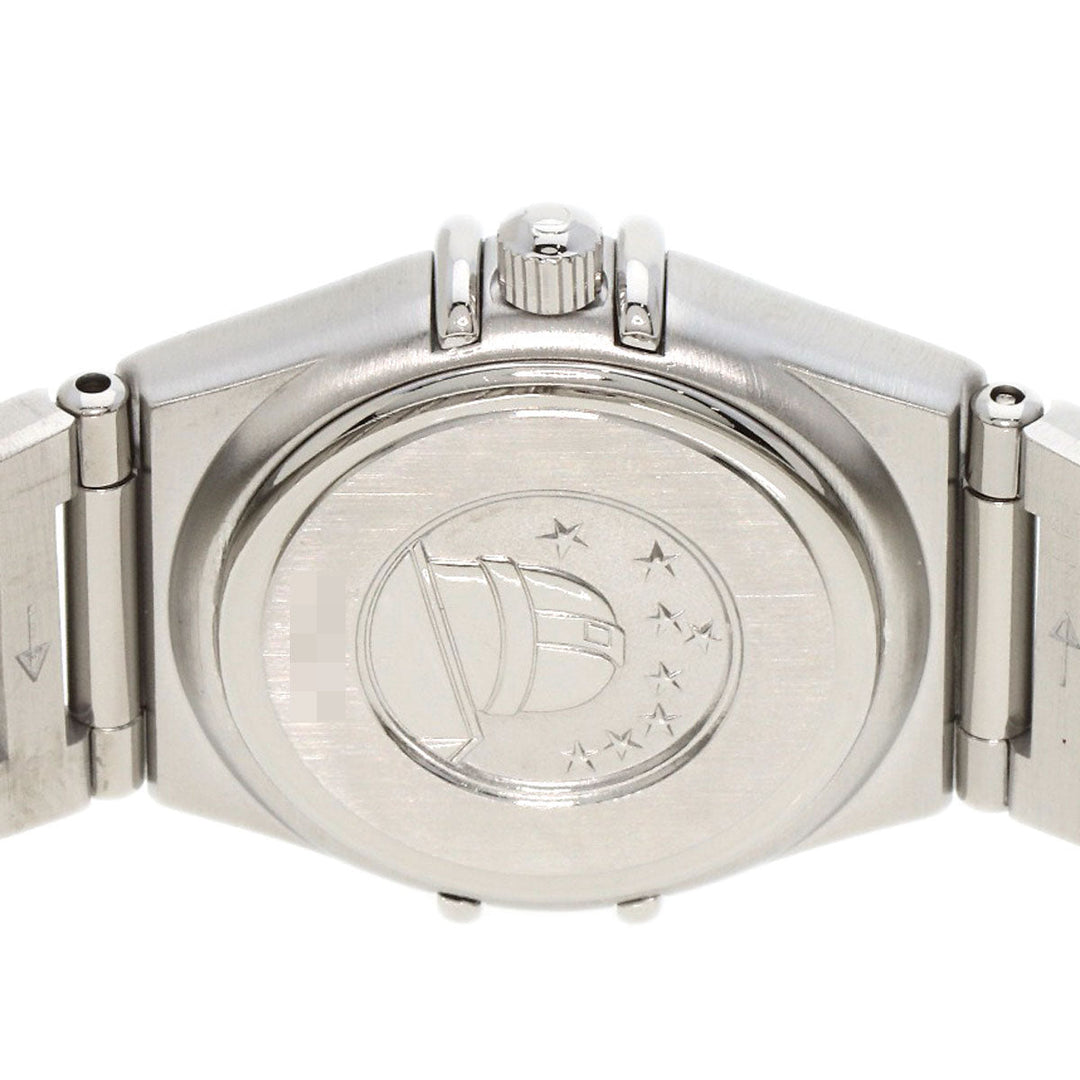 OMEGA Watches Quartz 1562.40 Stainless Steel , Stainless Steel Silver Constellation Mini gray dial Women Used Authentic