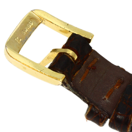 OMEGA Watches Quartz 5951080 K18YG, leather gold Constellation gold dial Women Used Authentic