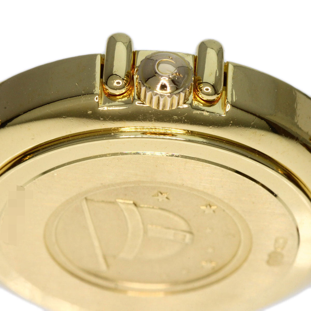 OMEGA Watches Quartz 5951080 K18YG, leather gold Constellation gold dial Women Used Authentic