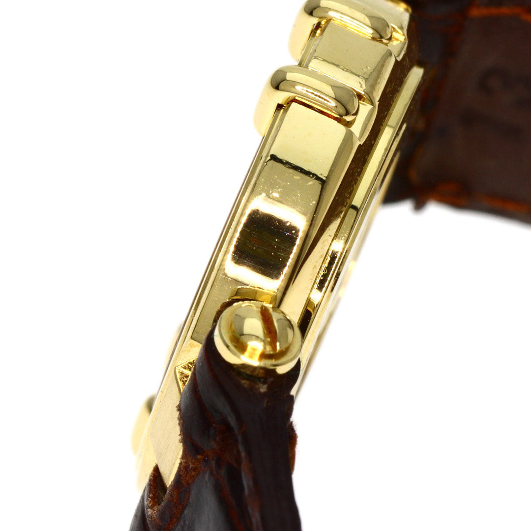 OMEGA Watches Quartz 5951080 K18YG, leather gold Constellation gold dial Women Used Authentic
