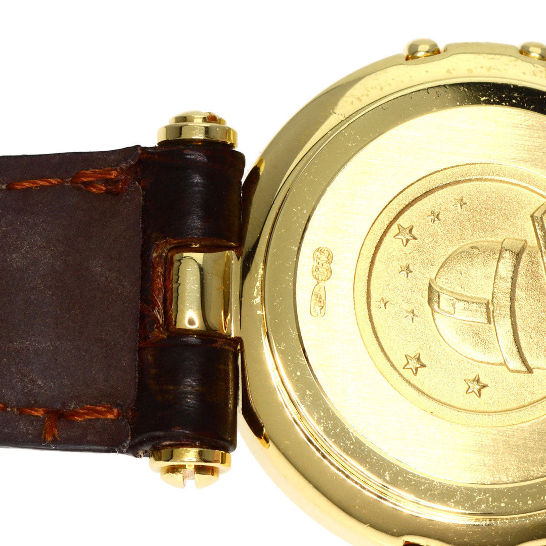 OMEGA Watches Quartz 5951080 K18YG, leather gold Constellation gold dial Women Used Authentic