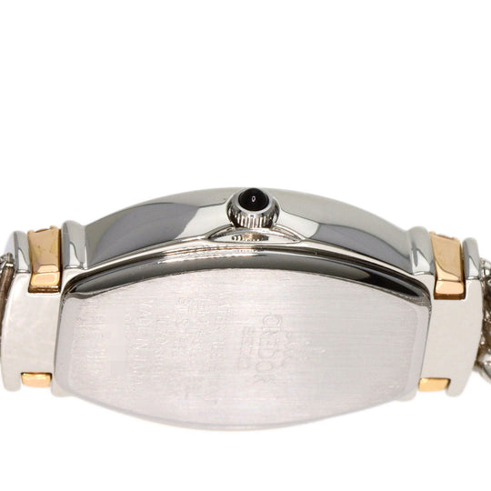 SEIKO Watches Quartz 1E70-3B90 Stainless Steel , Stainless Steel , SSxK18PG Silver CREDOR Diamond White shell dial Women Used Authentic