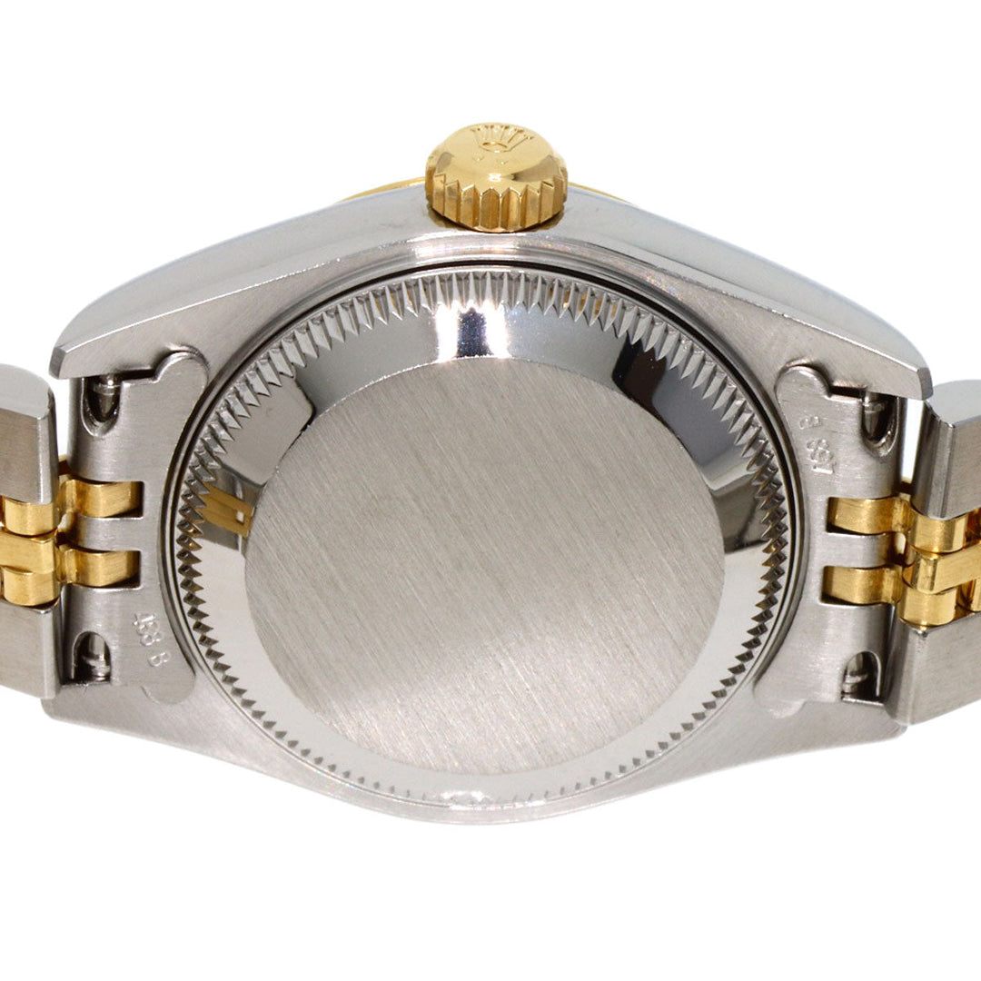 ROLEX Watches Mechanical Automatic 79173 2BR Stainless Steel , K18YG gold Datejust Yellow Shell 2P Diamond Yellow shell dial Women Used Authentic