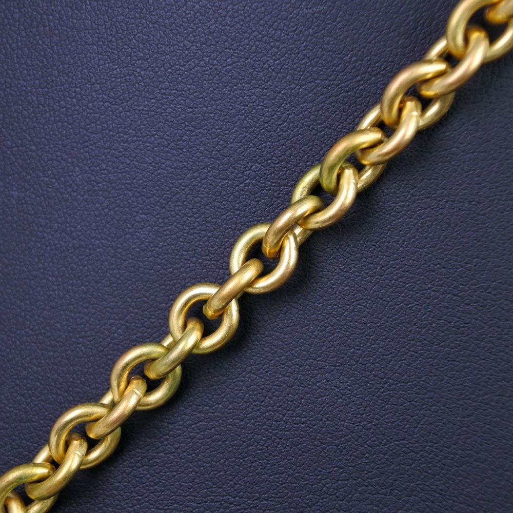 CHANEL Necklace Plated Gold gold COCO Mark Women Used Authentic