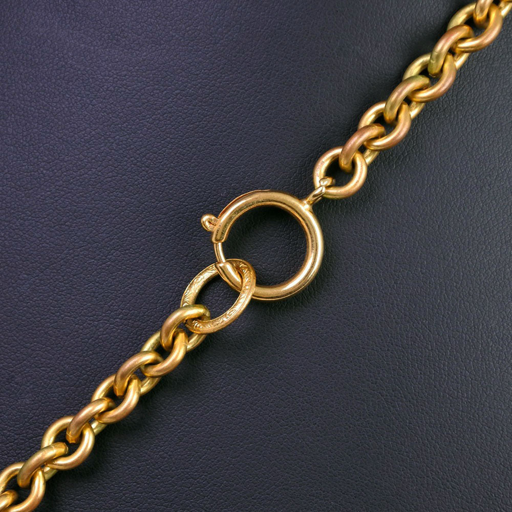 CHANEL Necklace Plated Gold gold COCO Mark Women Used Authentic