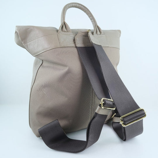 ADMJ Backpack Calfskin beige Women(Unisex) Used Authentic