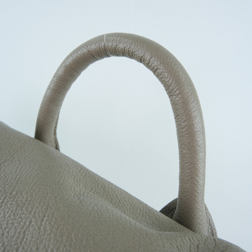 ADMJ Backpack Calfskin beige Women(Unisex) Used Authentic