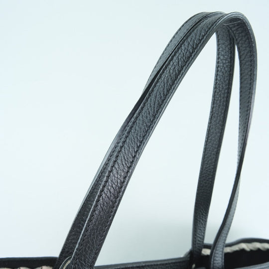 TOD�fS Tote Bag Calfskin black Women Used Authentic