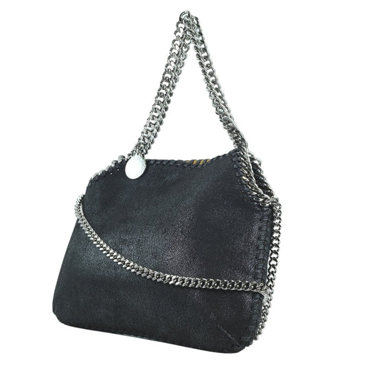 Stella McCartney Handbag polyester black 2WAYChainShoulder Falabella Women Used Authentic