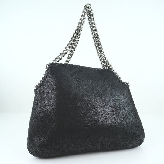 Stella McCartney Handbag polyester black 2WAYChainShoulder Falabella Women Used Authentic