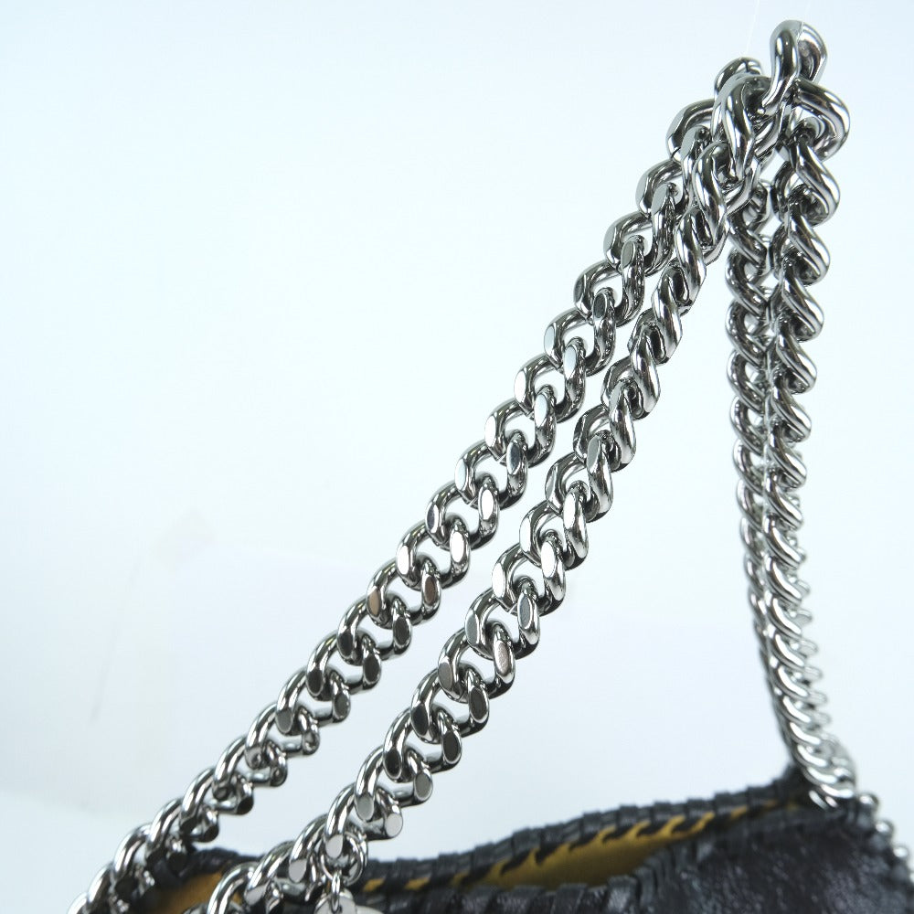 Stella McCartney Handbag polyester black 2WAYChainShoulder Falabella Women Used Authentic