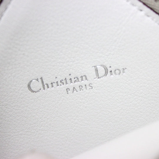 Dior Coin case leather Light blue DIORISSIMO Coin Pocket Women Used Authentic
