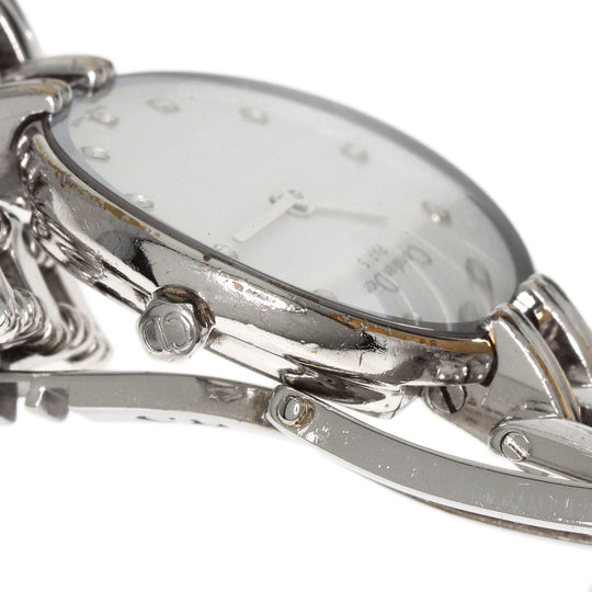 Christian Dior Watches Quartz D44-120 Stainless Steel Silver Bagira white dial