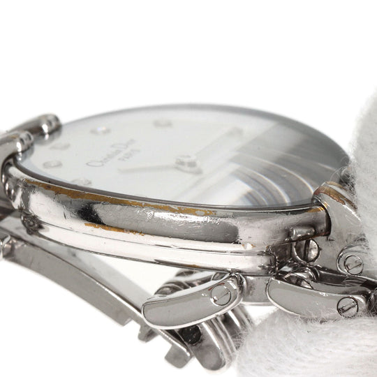 Christian Dior Watches Quartz D44-120 Stainless Steel Silver Bagira white dial
