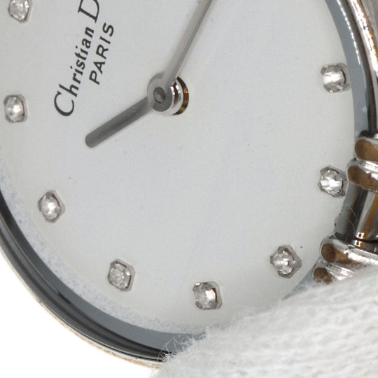 Christian Dior Watches Quartz D44-120 Stainless Steel Silver Bagira white dial