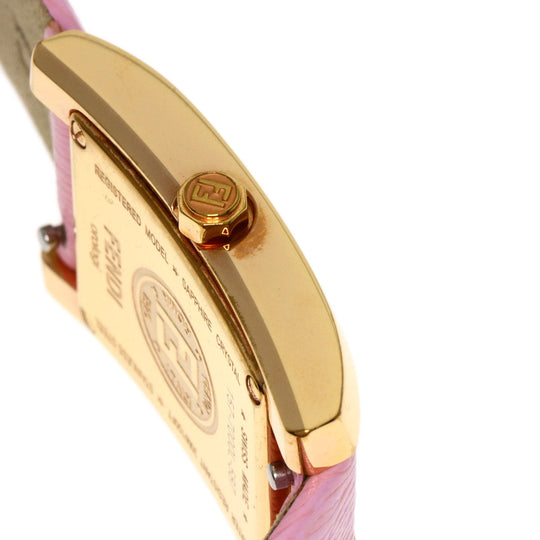 FENDI Watches Quartz 7000L PGP gold Classico 12P Diamond White shell dial