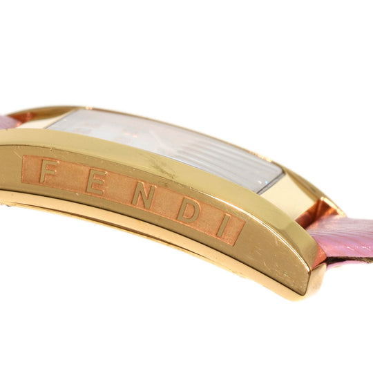FENDI Watches Quartz 7000L PGP gold Classico 12P Diamond White shell dial