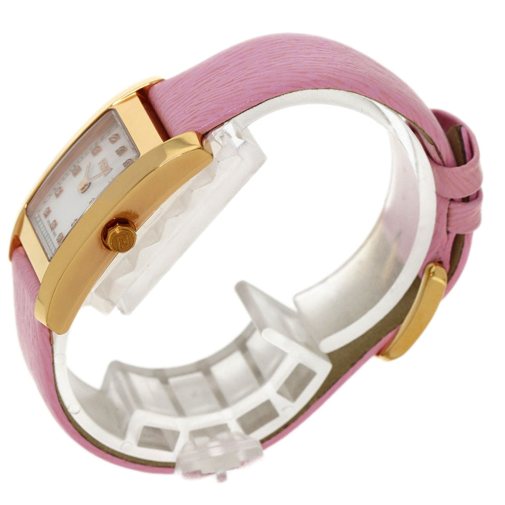 FENDI Watches Quartz 7000L PGP gold Classico 12P Diamond White shell dial