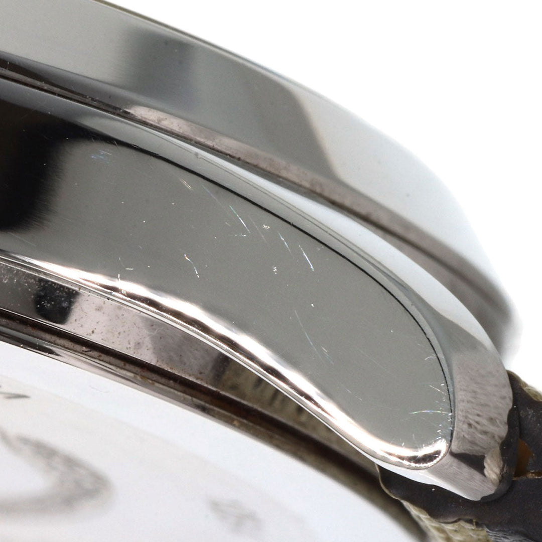 GUCCI Watches Quartz 126.4 Stainless Steel, Leather Silver G timeless hologram hologram dial mens Used Authentic