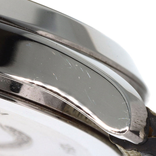 GUCCI Watches Quartz 126.4 Stainless Steel, Leather Silver G timeless hologram hologram dial mens Used Authentic